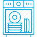 Dishwasher Dishwashing Kitchen Icon