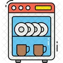 Dishwasher Dishwashing Household Icon