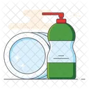 Dishwasher Dish Cleaner Clean Plates Icon