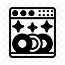 Dishwasher Dishwashing Plates Icon