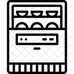 Dishwasher Machine Icon