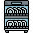 Dishwashing Dishwasher Plate Icon