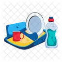 Dishwashing Detergent Dish Soap Liquid Dishwasher Icon