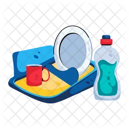 Dishwashing Detergent  Icon