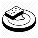 Dishwashing Sponge Sanitation Icon