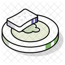 Dishwashing Sponge Sanitation Icon