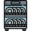 Dishwashing Dishwasher Plate Icon