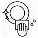 Washing Dishwasher Clean Icon