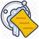Dishwashing Sponge Sponge Kitchen Icon