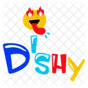Dishy Word Funny Emoji Emoji Face Icon
