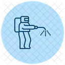 Disinfectant Man Disinfectant Man Icon
