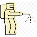 Disinfectant Man Icon