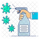 Hygiene Sanitizer Spray Disinfectant Spray Icon