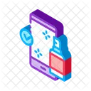 Disinfection Mobile Phone Icon
