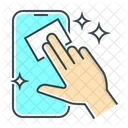 Clean Disinfection Phone Icon