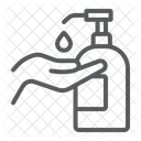Disinfection Soap Hand Icon
