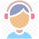 Music Headphones Male Icon