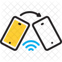 Diskurs Rezitation Kommunikation Konversation Telefon Ubertragung WLAN Symbol