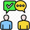 Diskussion  Symbol