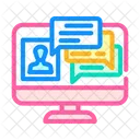 Diskussion Forum Online Icon