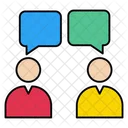 Diskussion Chat Konversation Symbol