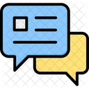 Diskussion Konversation Chat Box Symbol