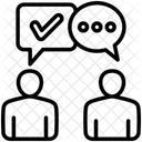 Diskussion  Symbol