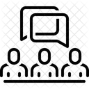 Diskussion  Symbol
