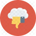 Dislike Down Cloud Icon