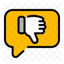 Dislike Review Rating Icon