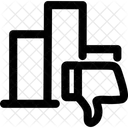 Dislike Graph Dislike Graph Icon