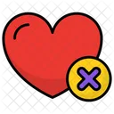 Dislike Heart  Icon