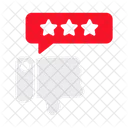 Dislike Star Bad Review Icon