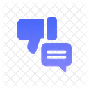 Dislike Thumbs Down Chat Icon