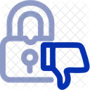 Dislike Lock Dislike Lock Icon