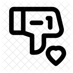 Dislike Logo Icon