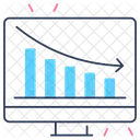 Disminucion Perdida Grafico Icon