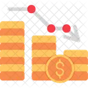 Disminucion Recesion Economica Icono
