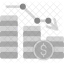 Disminucion Recesion Economica Icono