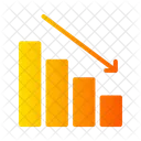 Disminuir gráfico  Icono