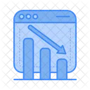 Disminuir Grafico Finanzas Negocios Icon