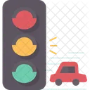 Disobeying Traffic Law Icon