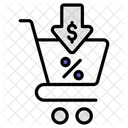 Disocunt Sale Shopping Icon
