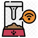 Dispensador de comida para mascotas inteligente  Icono