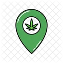 Marker Marijuana Cannabis Icône