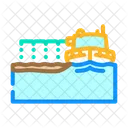 Dispersant Being Sprayed Icon