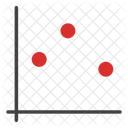 Dispersion Grafico Diagrama Icono