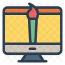 Display Screen Paint Icon
