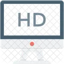 디스플레이 HD 화면 아이콘