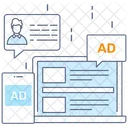 Digital Marketing Web Publicity Display Marketing Icon